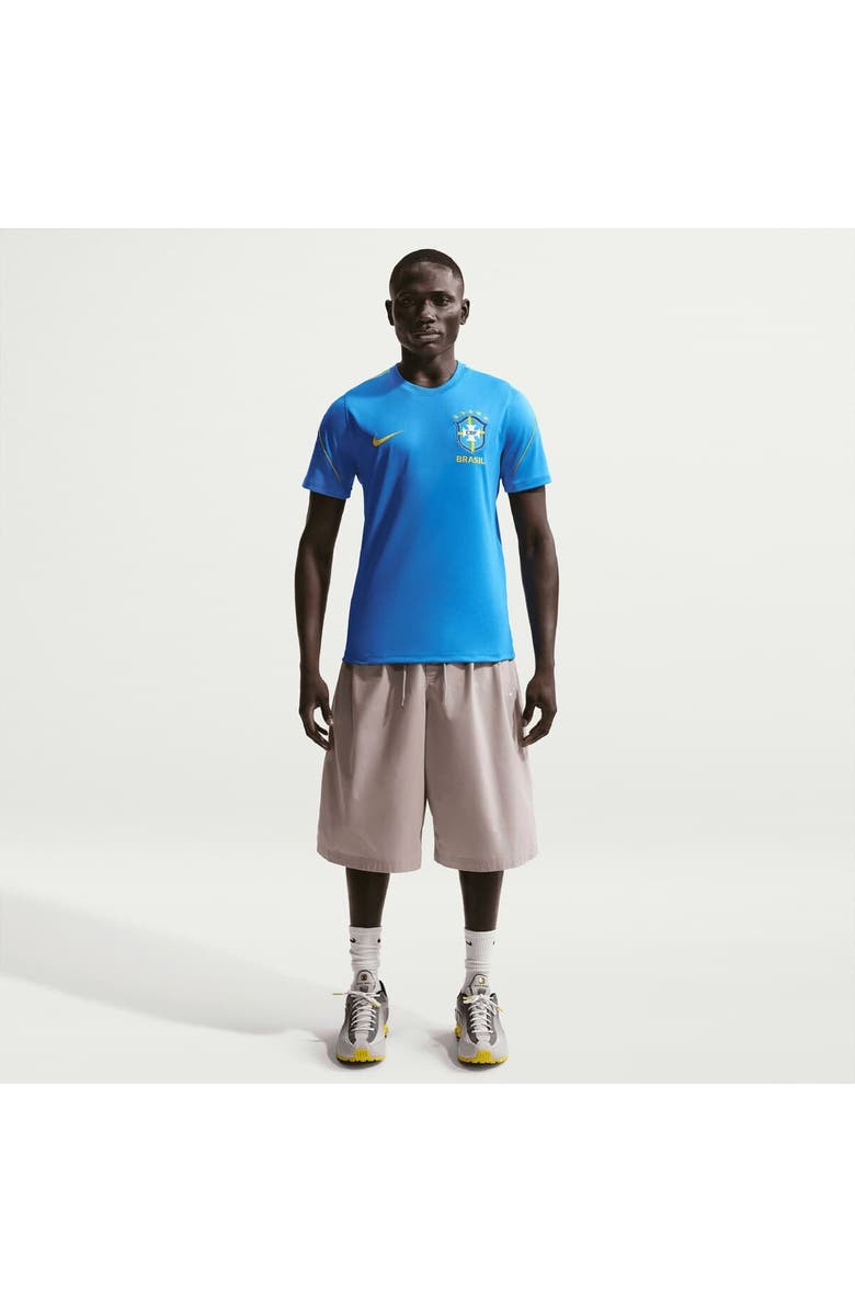 Nike Men's Nike Blue Brazil National Team 2026 Strike Dri-FIT Top, Alternate, color, Blue