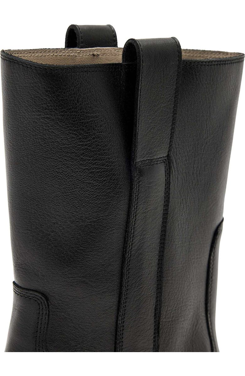 AllSaints Terri Block Heel Boot, Alternate, color, Black