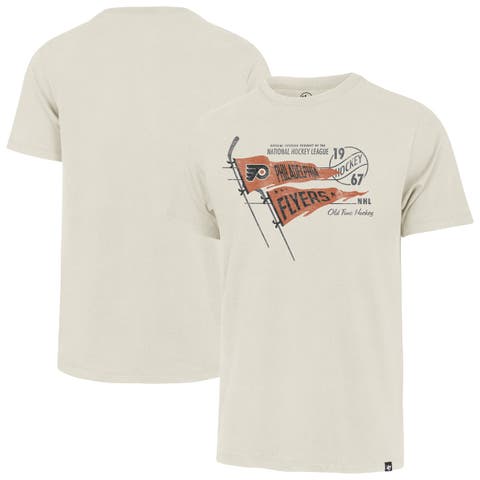 Men's '47 Cream Philadelphia Flyers Journeyman Franklin T-Shirt