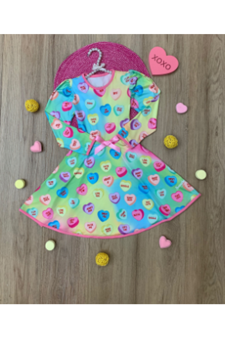 Sweethearts YOU+ME Pastel Darling Dress, Alternate, color, BLue