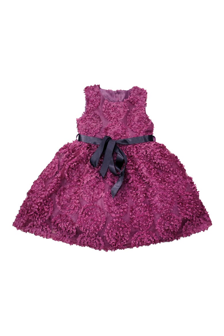 Kids' Textured Circle Dress, Main, color, PINK