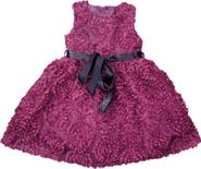 JOE-ELLA Kids' Textured Circle Dress
