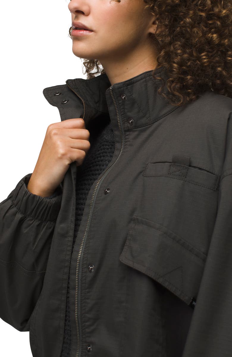 prAna Palisades Organic Cotton Blend Ripstop Jacket, Alternate, color, 