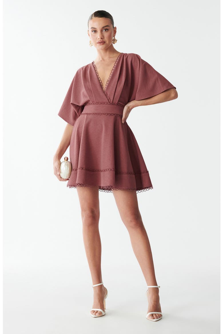 Sissy Mini Dress, Main, color, Blush