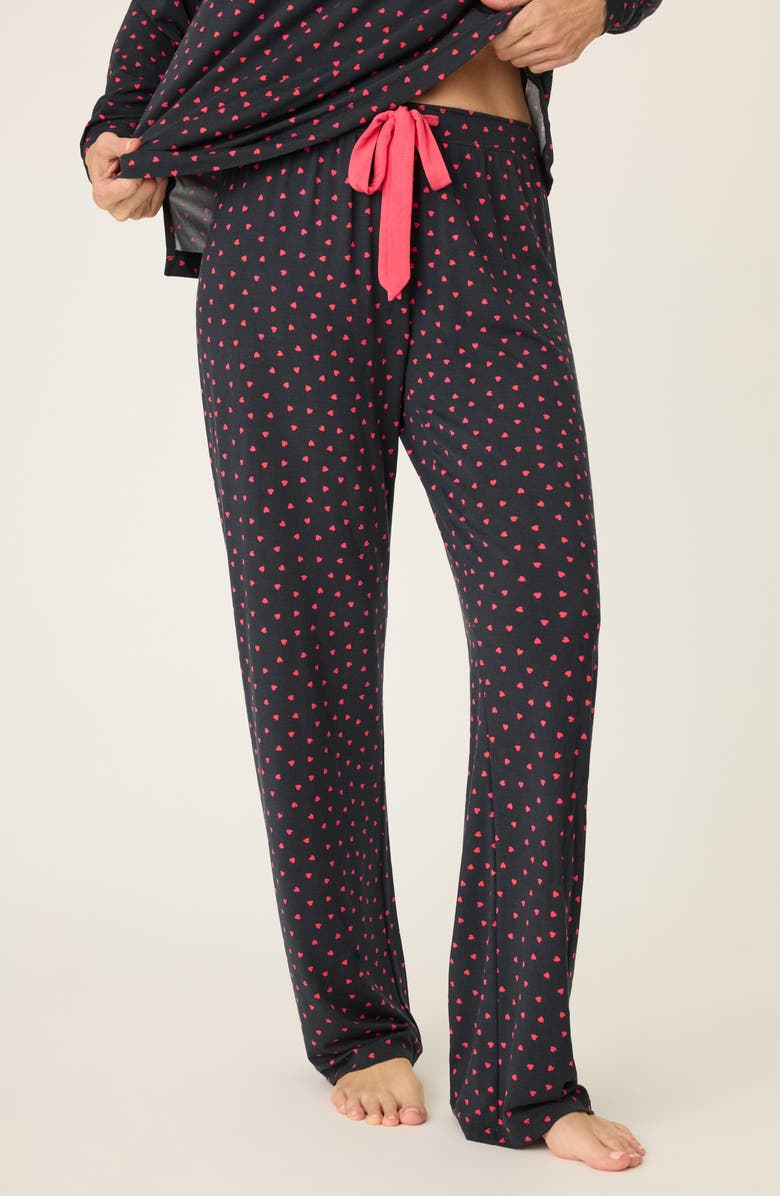 PJ Salvage Sweet Dreams Jersey Pajama Pants, Main, color,