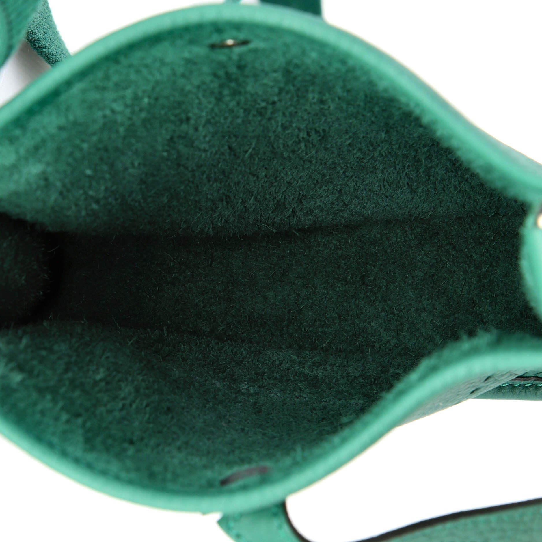 Pre-Owned Hermes Evelyne Bag Gen III Clemence TPM, Alternate, color, Malachite