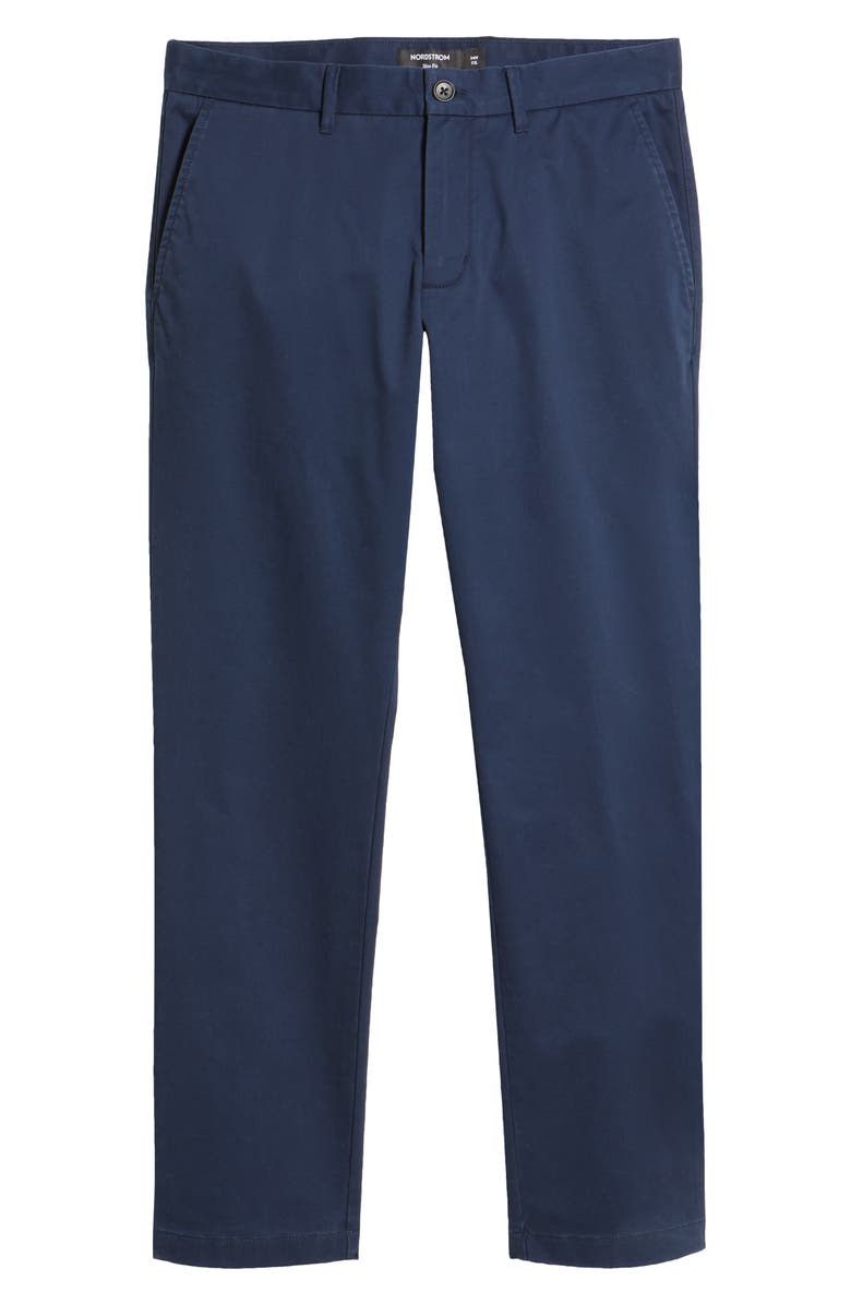 Nordstrom Sueded Slim Fit Stretch Chinos, Alternate, color,