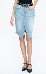 Bayeas Tara Mid Rise Front Slit Midi Skirt