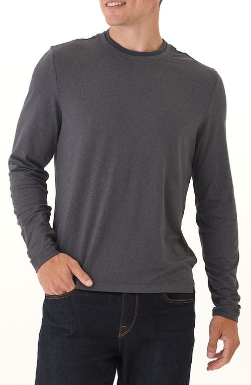 Threads 4 Thought Parker Heather Luxe Long Sleeve T-shirt In Gray