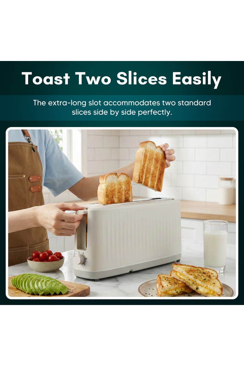 2-Slice Slimtoast Cremello, Alternate, color, Silver