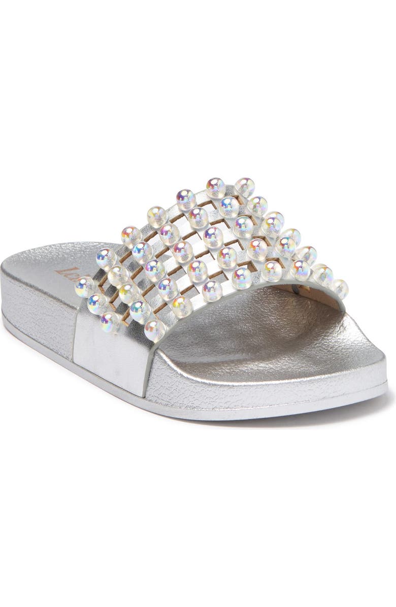 Lelli Kelly Vittoria Faux Pearl Embellished Slide Sandal, Main, color,