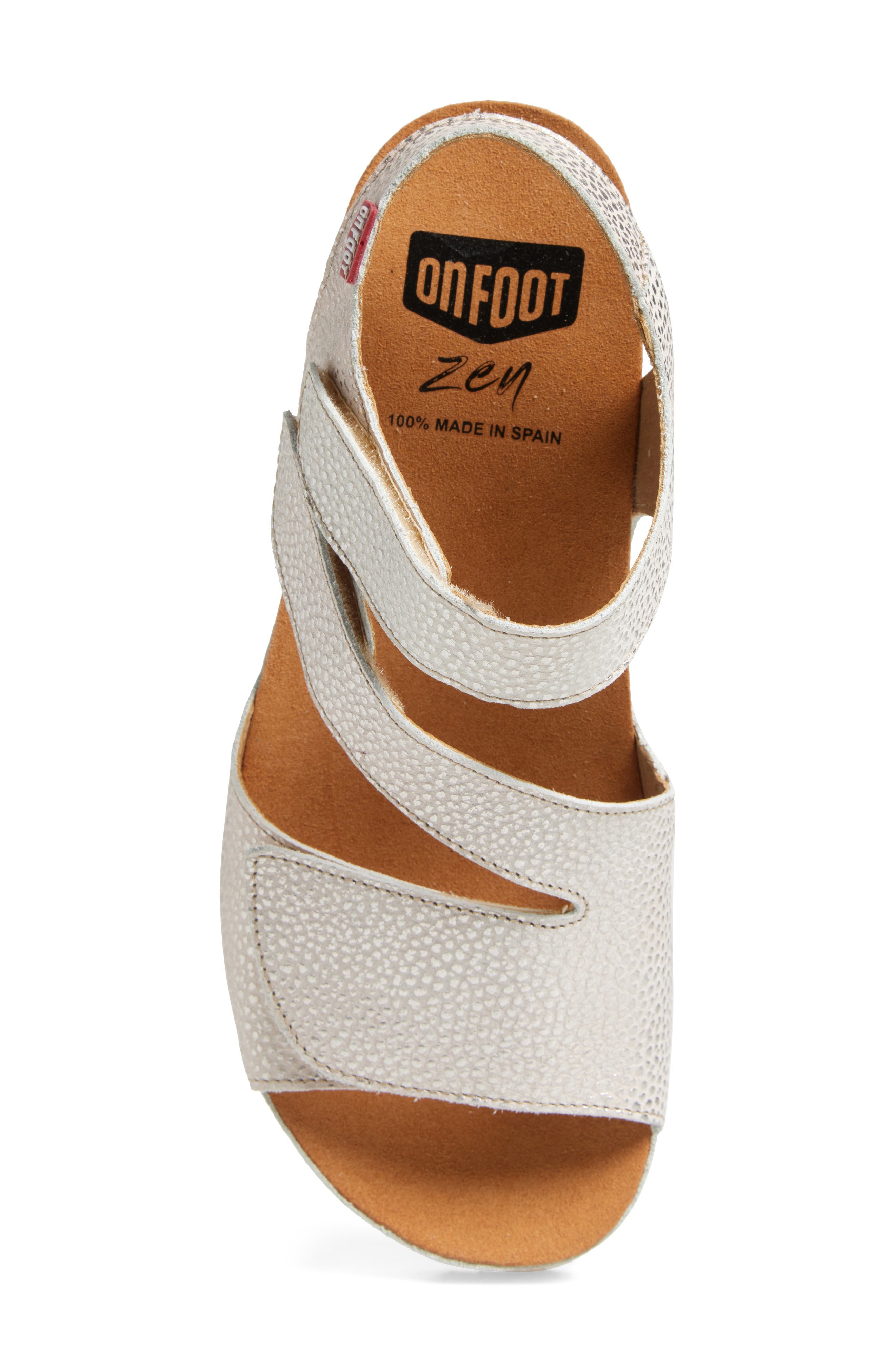 206 Austin Platform Sandal, Alternate, color, STARLIGHT ORO