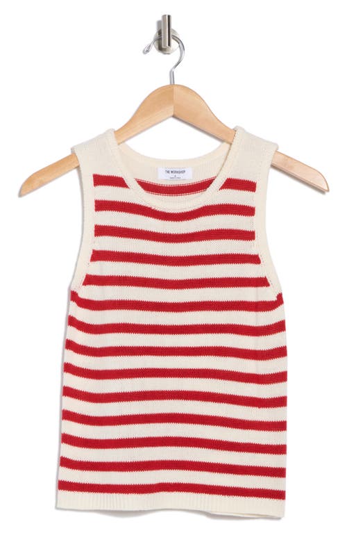 BLU PEPPER BLU PEPPER STRIPE KNIT SLEEVELESS TOP