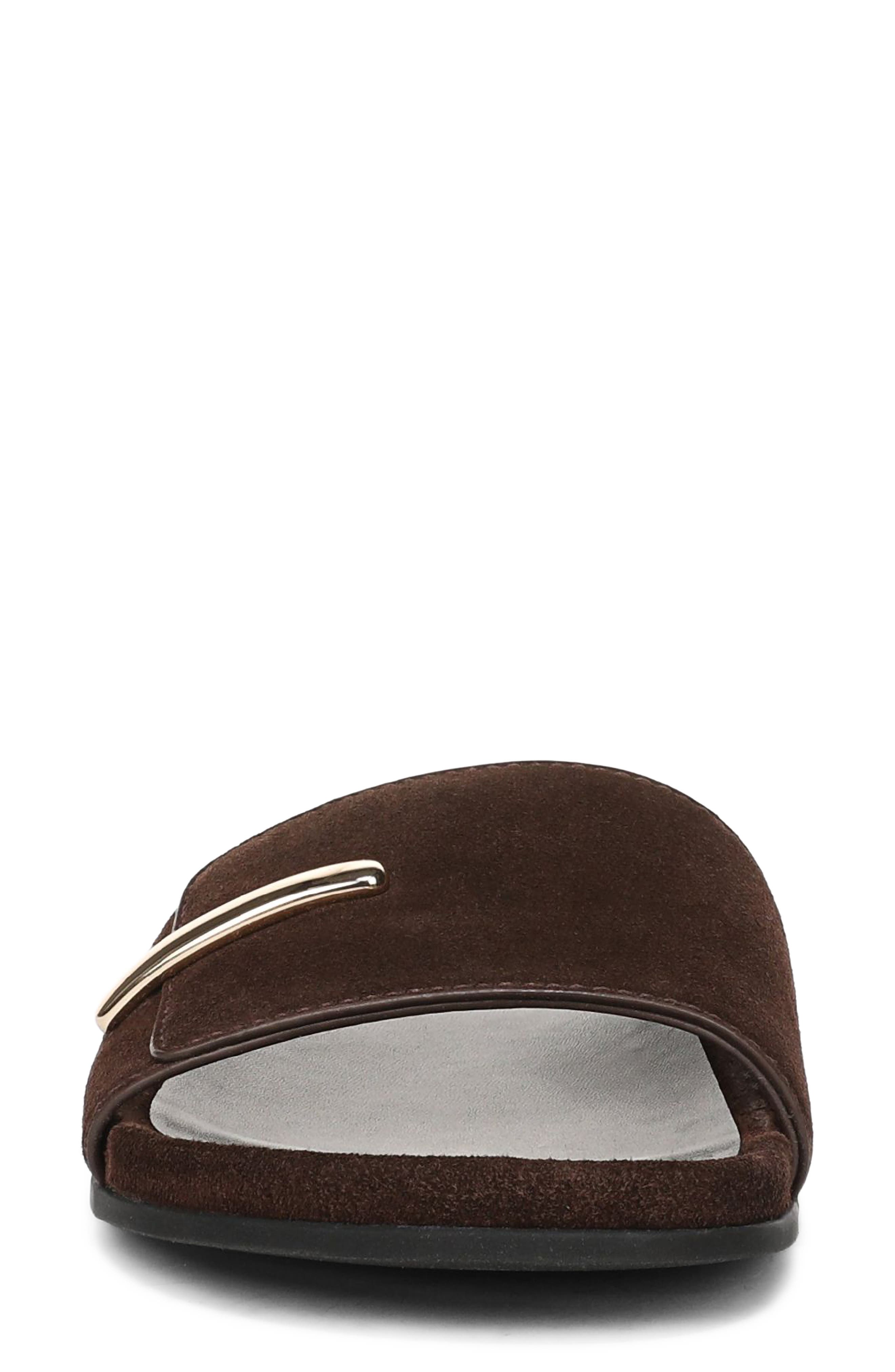 Sadie Slide Sandal, Alternate, color, CACAO BROWN