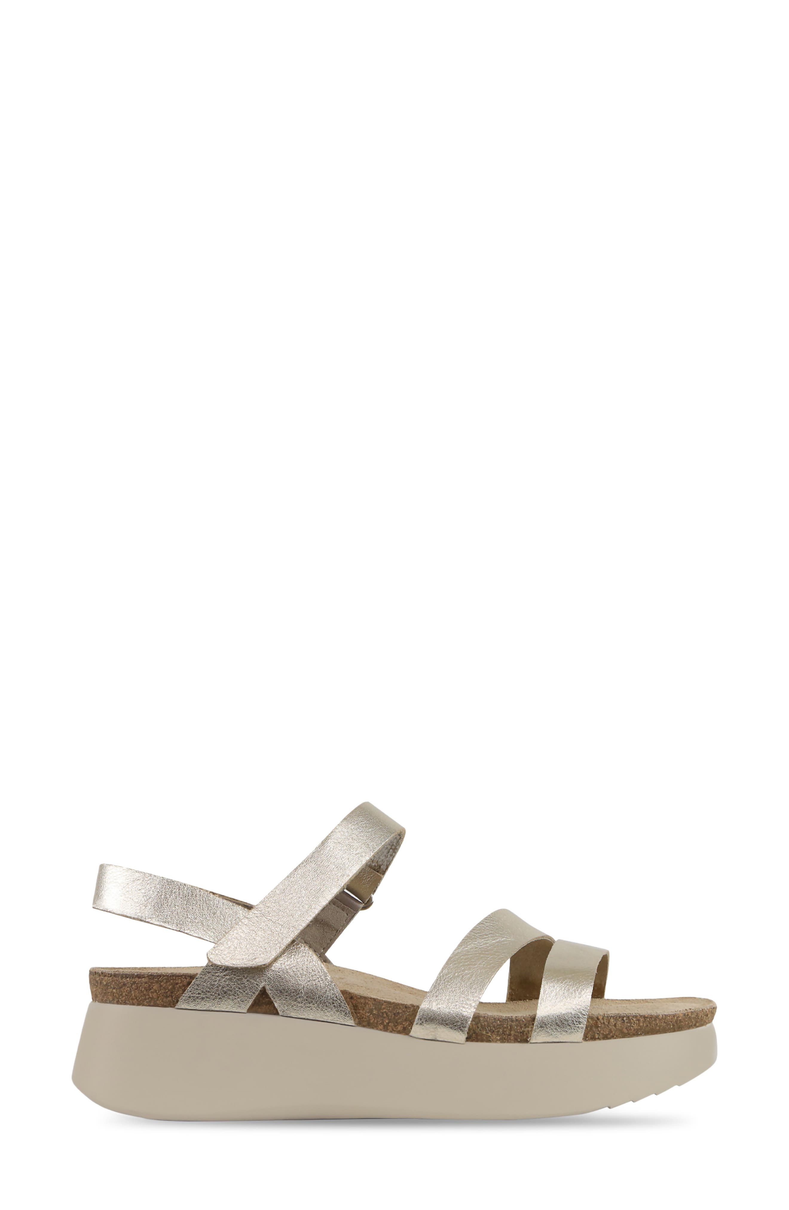 Juniper Sandal, Alternate, color, GOLD METALLIC