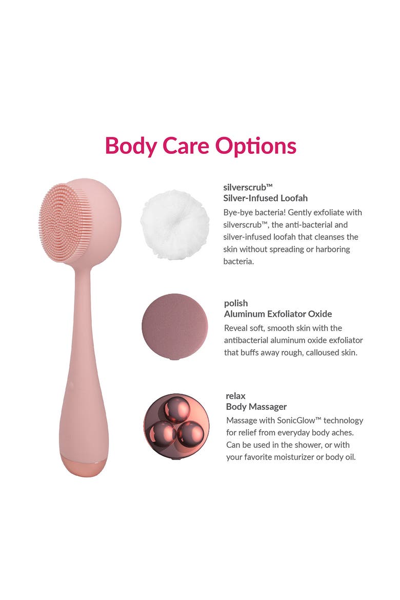 Clean Body Cleansing, Exfoliating, and Massaging Device, Alternate, color, BLACK