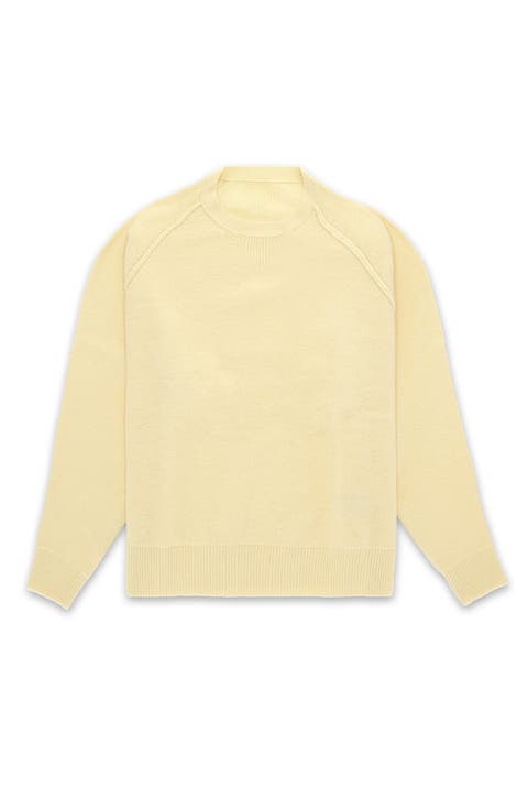 Harvard Wool Crewneck Sweater with Raglan Sleeve