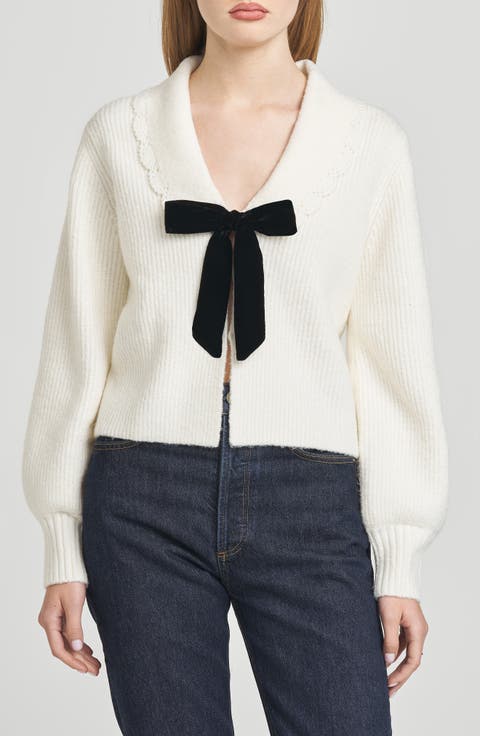 Sloane Bow Cardigan