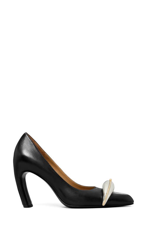 Tory Burch Pierced Xl Pump In Black