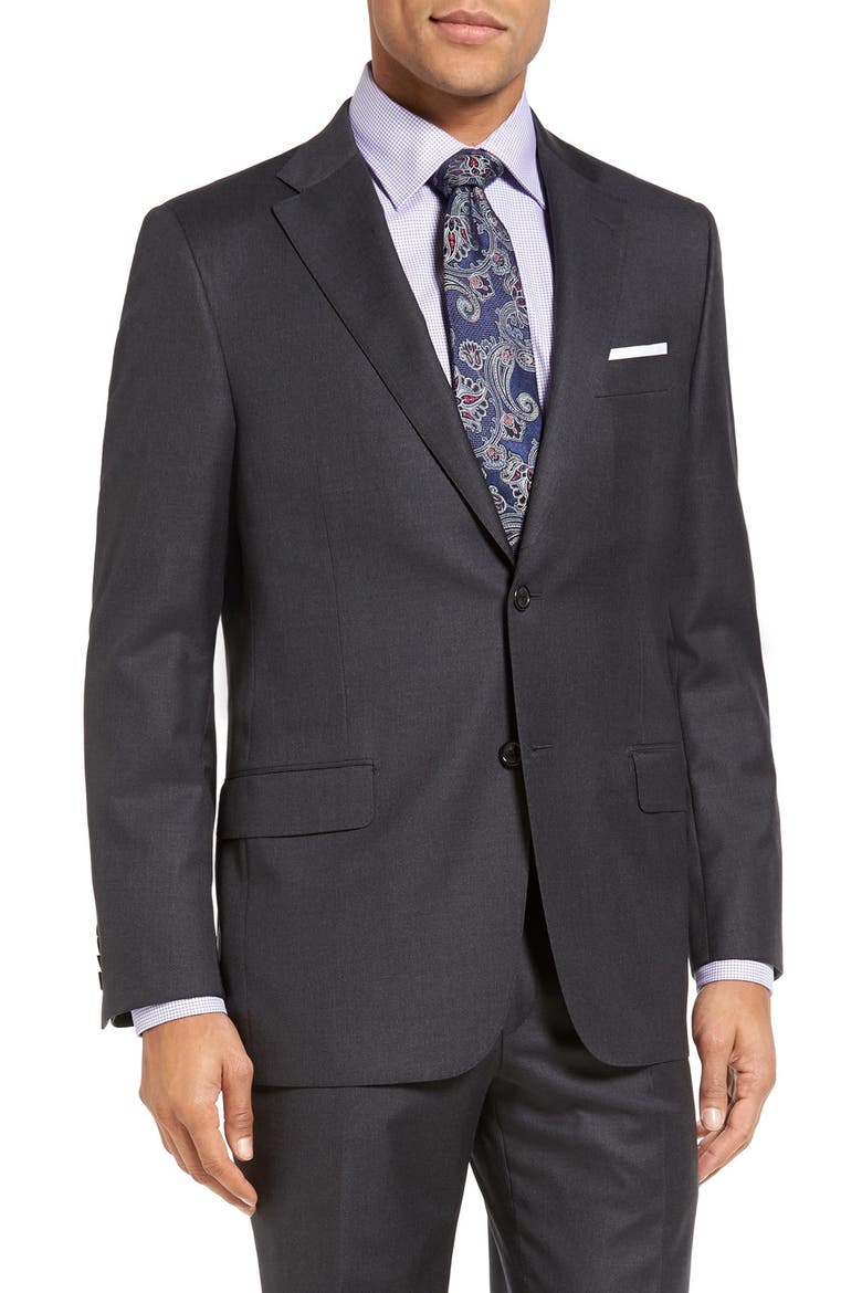 'Beacon - B Series' Classic Fit Wool Suit, Alternate, color, CHARCOAL