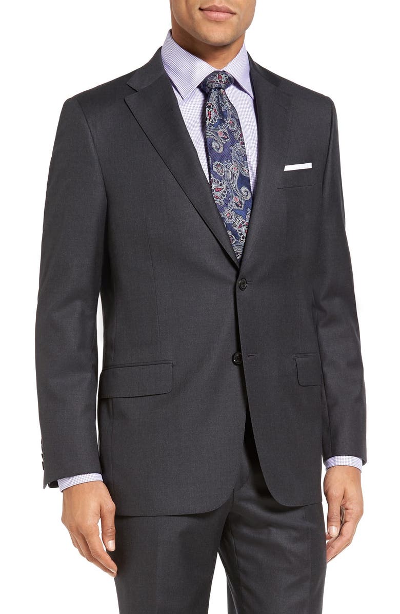 Hickey Freeman 'Beacon - B Series' Classic Fit Wool Suit, Alternate, color,