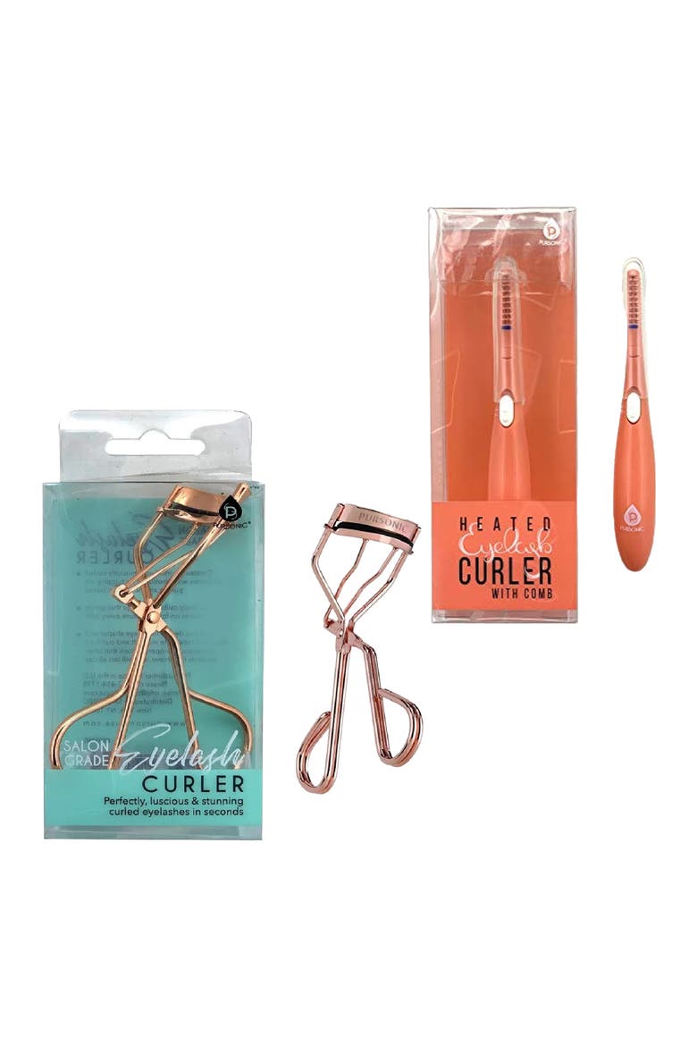Salon Eyelash Curler & Heated Eyelash Curler, Alternate, color, Multicolor