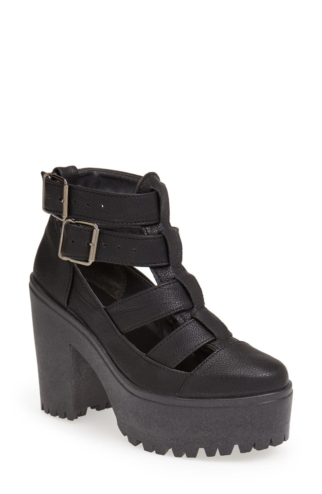 'Arcade' Platform Boot, Main, color, BLACK