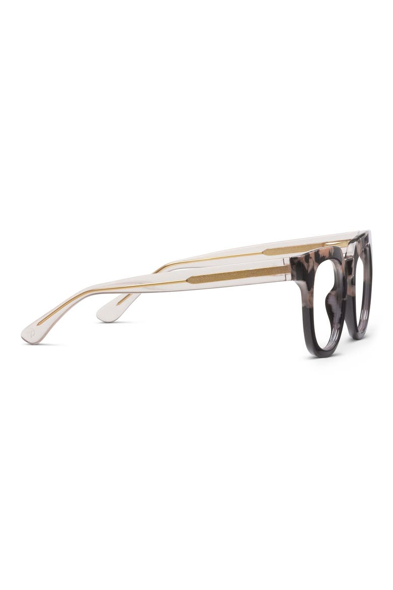 Showbiz 50mm Blue Light Blocking Reading Glasses, Alternate, color, BLACK MARBLE/ BLACK