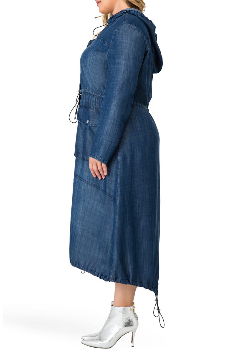Nova Tencel® Hooded Dress, Alternate, color, NAVY