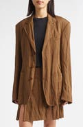 Eckhaus Latta Shadow Nylon Twill Blazer