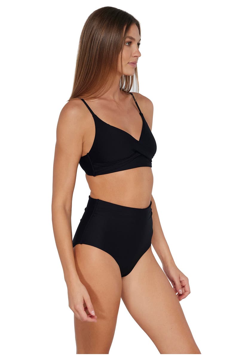 Sunsets Capri High Waist Bikini Swim Bottoms, Alternate, color, 