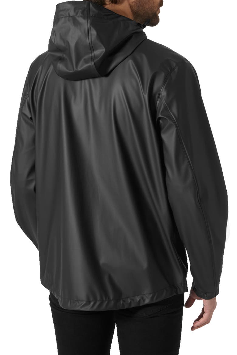 Moss Waterproof Rain Jacket, Alternate, color, BLACK