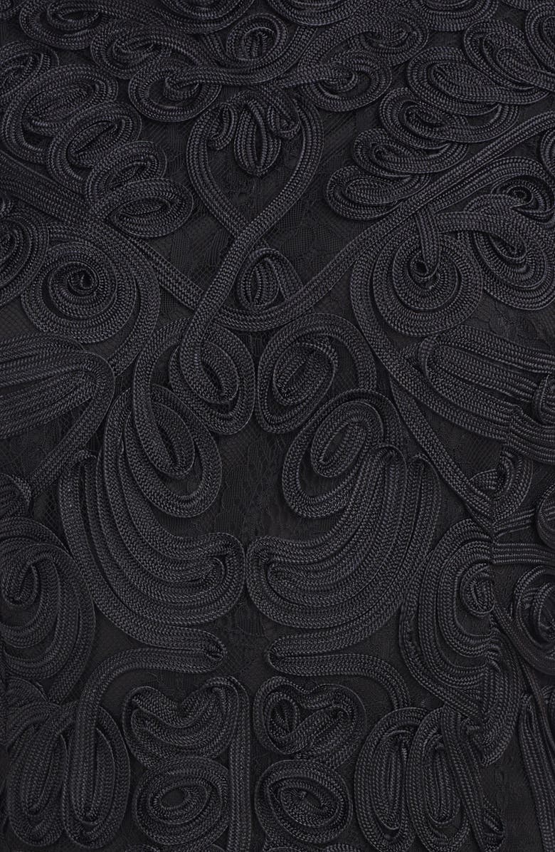 JS Collections Soutache Lace Cocktail Dress, Alternate, color,