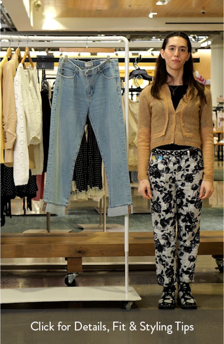 The Hang Cuffed Straight Leg Jeans, sales video thumbnail