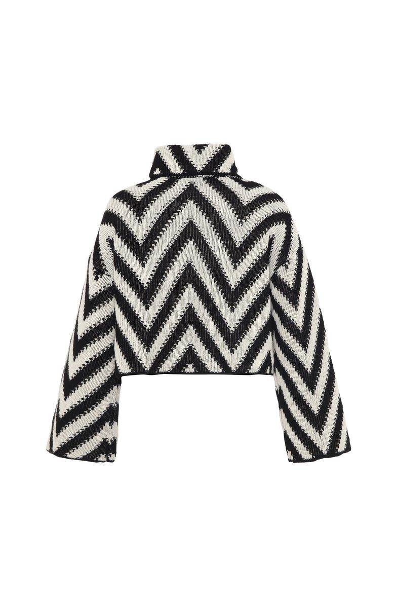 THEO The Label Herringbone Crochet Sweater, Alternate, color, 