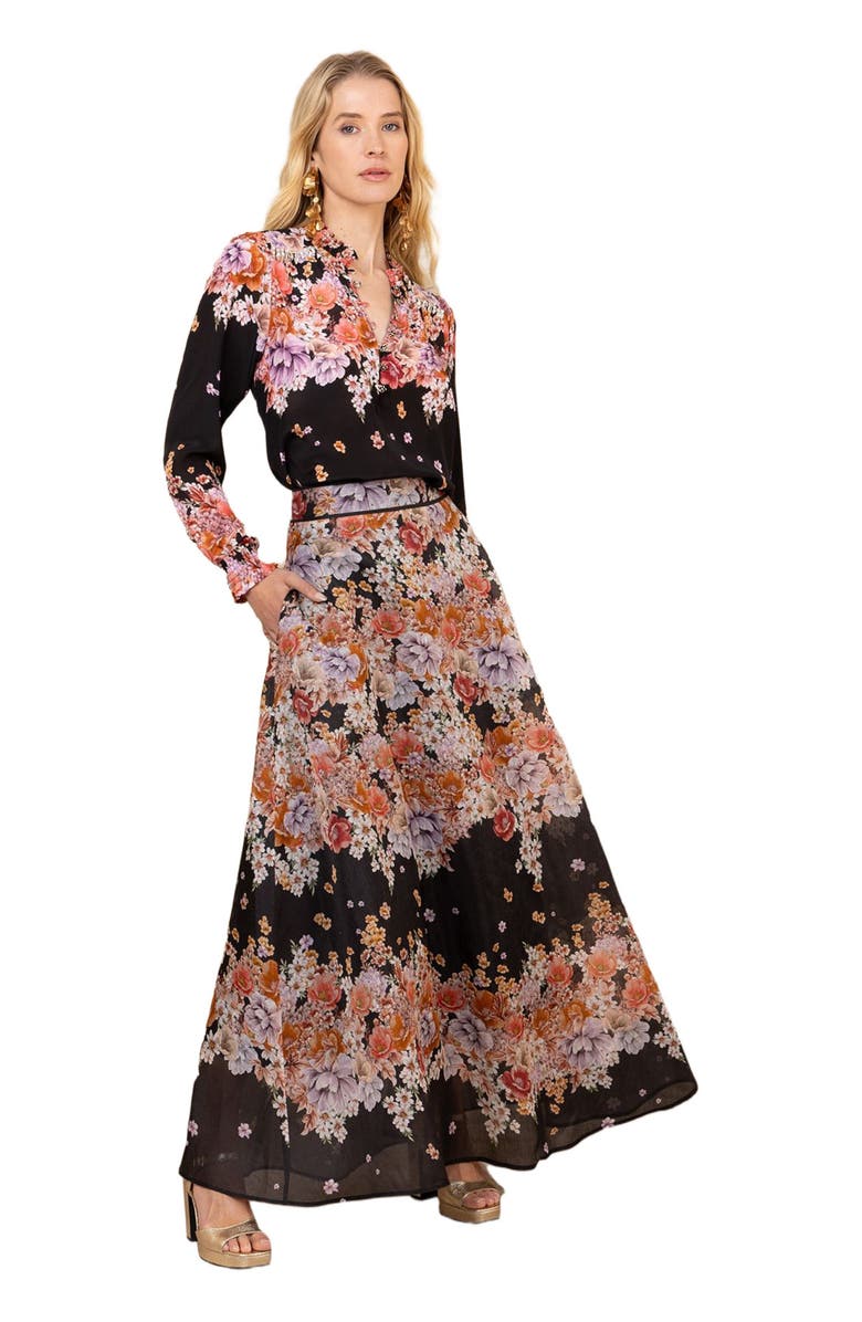 Hale Bob Baylor Organza Skirt, Main, color,