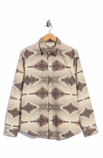 Mason Printed Cotton Corduroy Button-Up Shirt