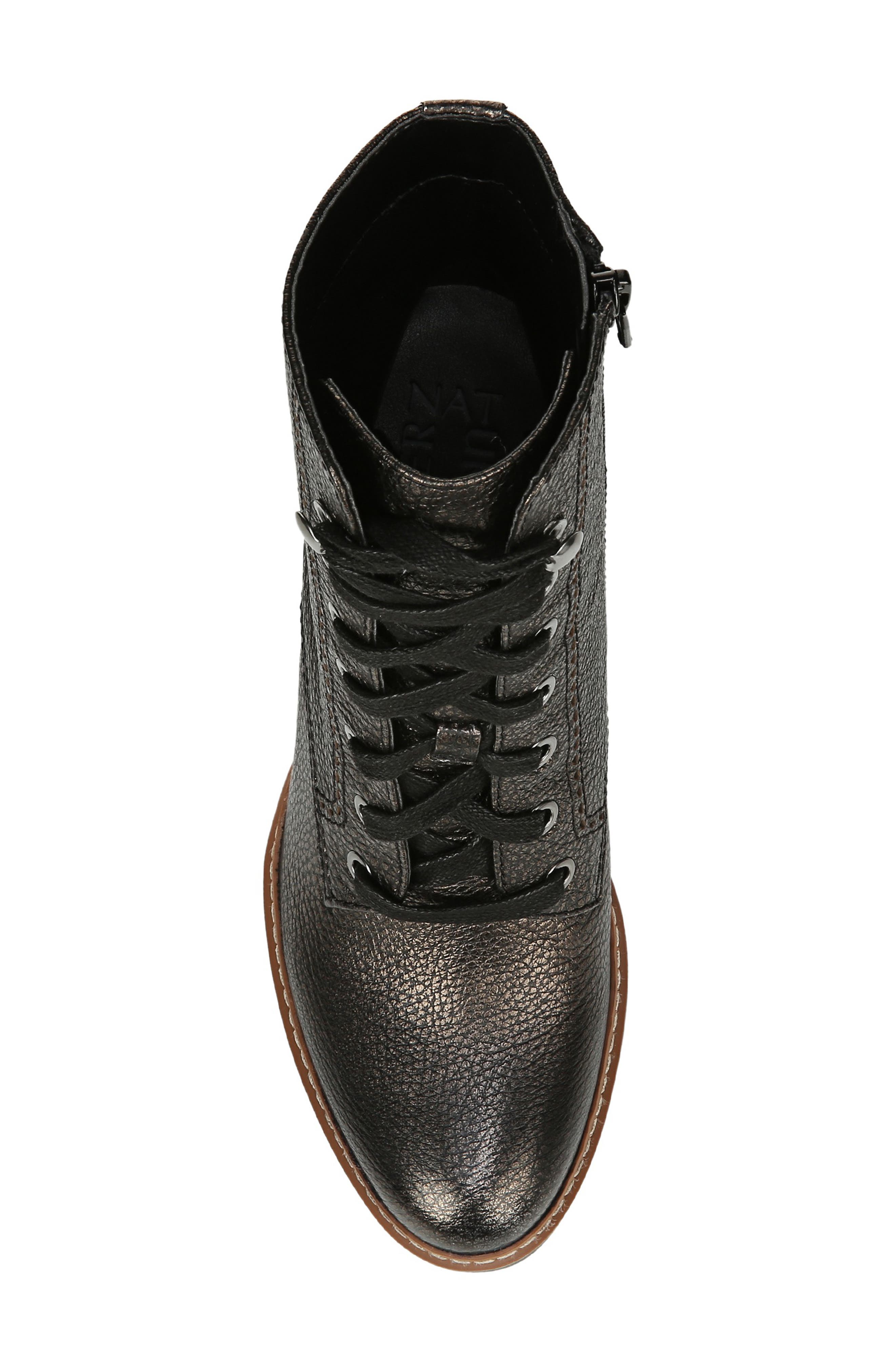 Callie Lace-Up Boot, Alternate, color, BRONZE LEATHER