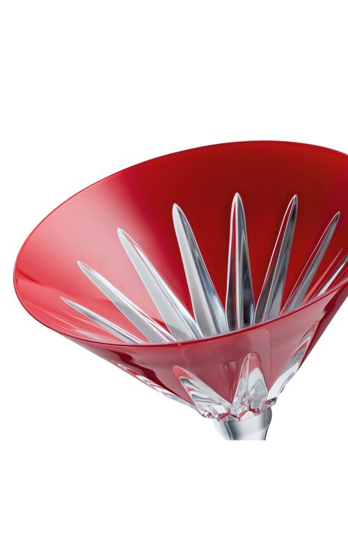 Waterford New Year Firework Set Of 2 Martini Glasses In Red