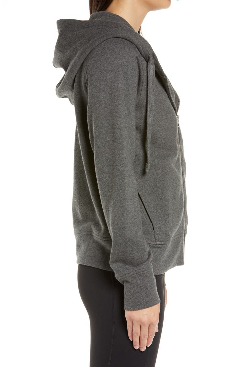 West Coast Asymmetrical Zip Hoodie, Alternate, color, GREY MEDIUM CHARCOAL HEATHER