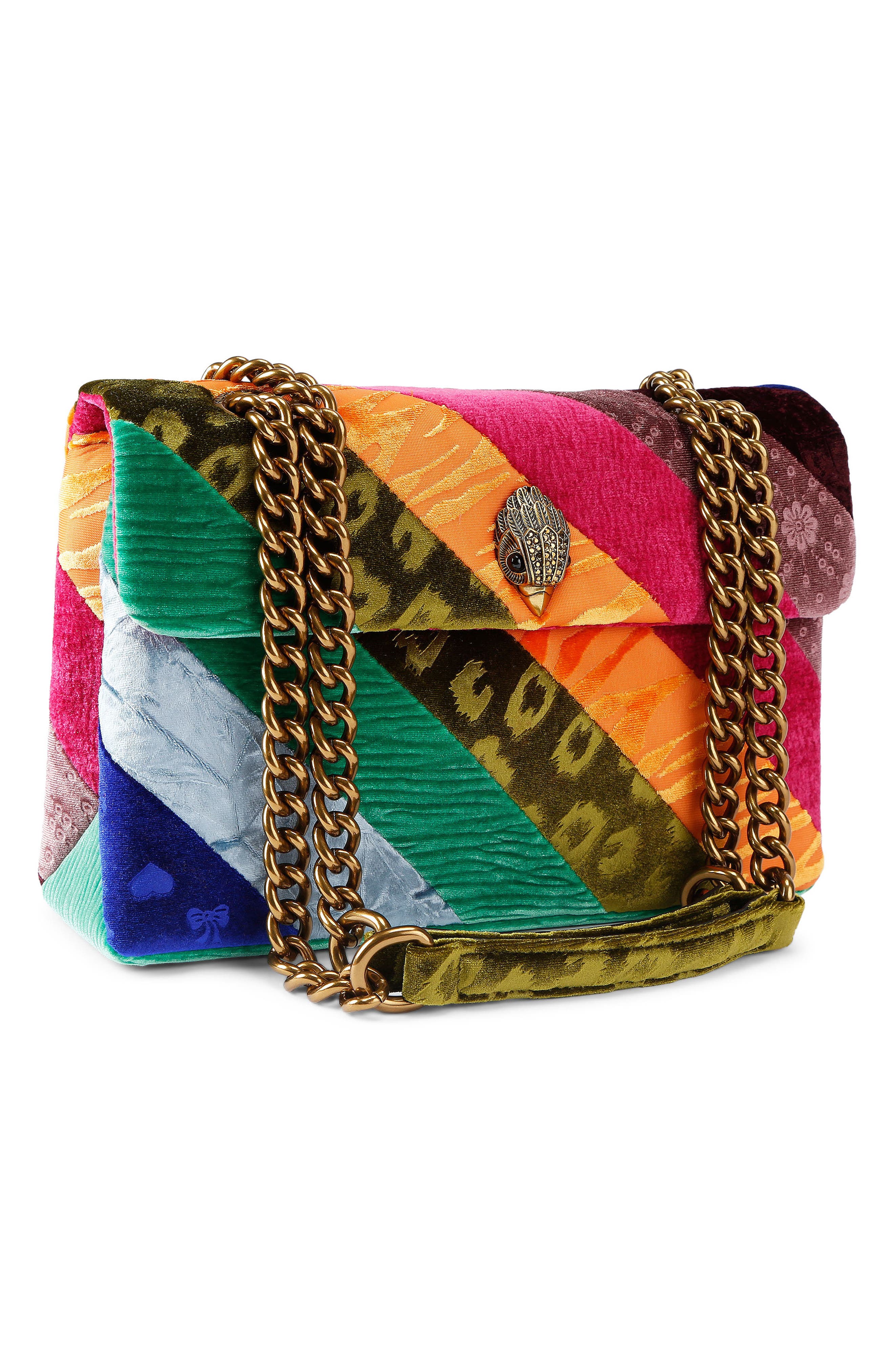 Kurt Geiger London Large Kensington Convertible Shoulder Bag, Alternate, color, Multi Stripe