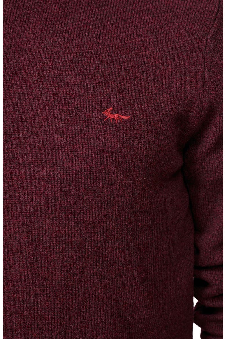 Westbourne Crew Neck Merino Sweater, Alternate, color, Port
