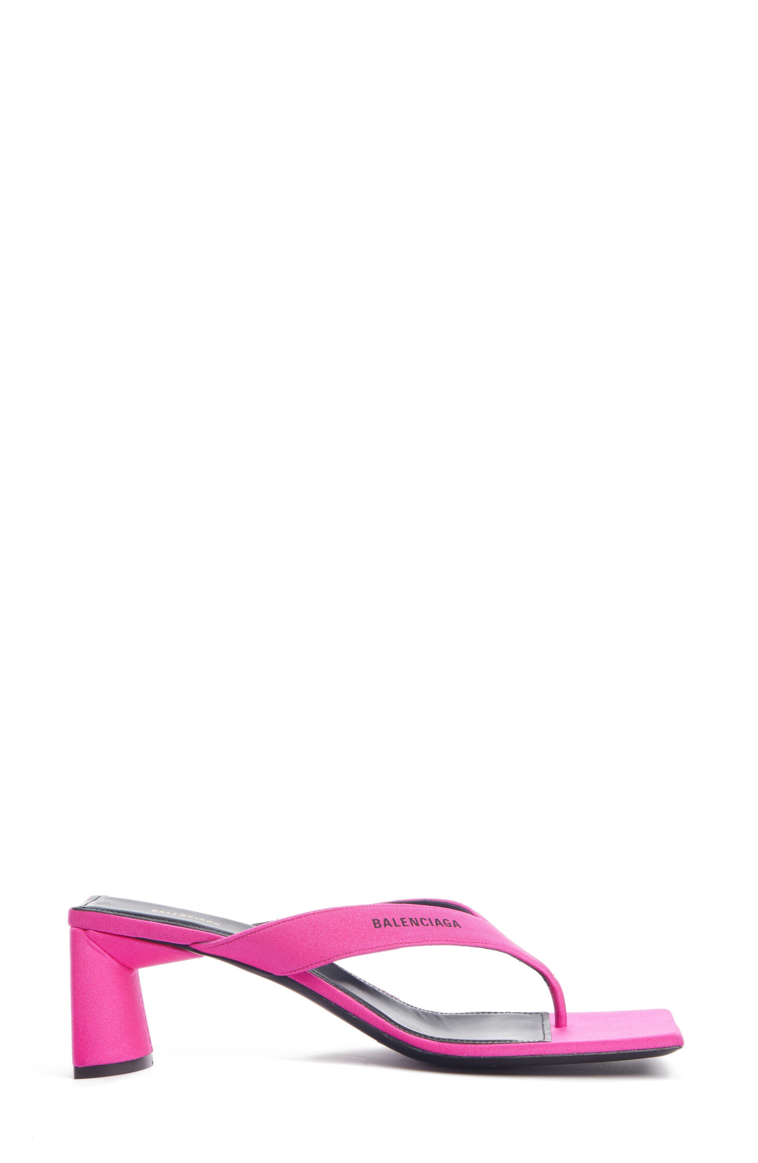 Balenciaga Square Toe Sandal, Alternate, color, 