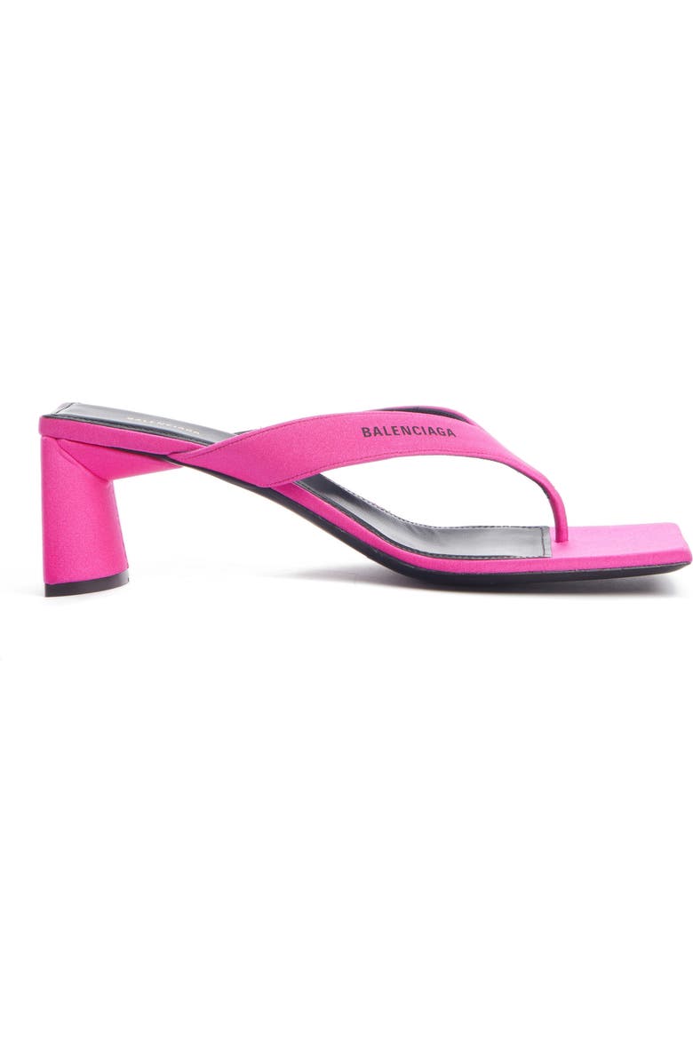 Balenciaga Square Toe Sandal, Alternate, color,