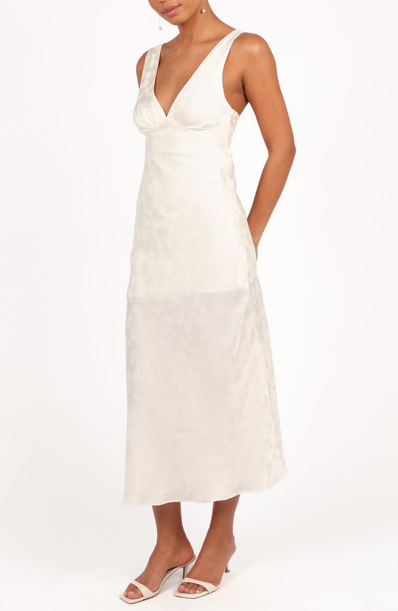 Petal & Pup Billie Floral Satin Jacquard Dress, Alternate, color,