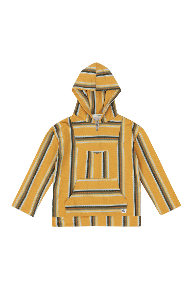 Kids Baja Hoodie, Main, color, Baja Stripe Rust