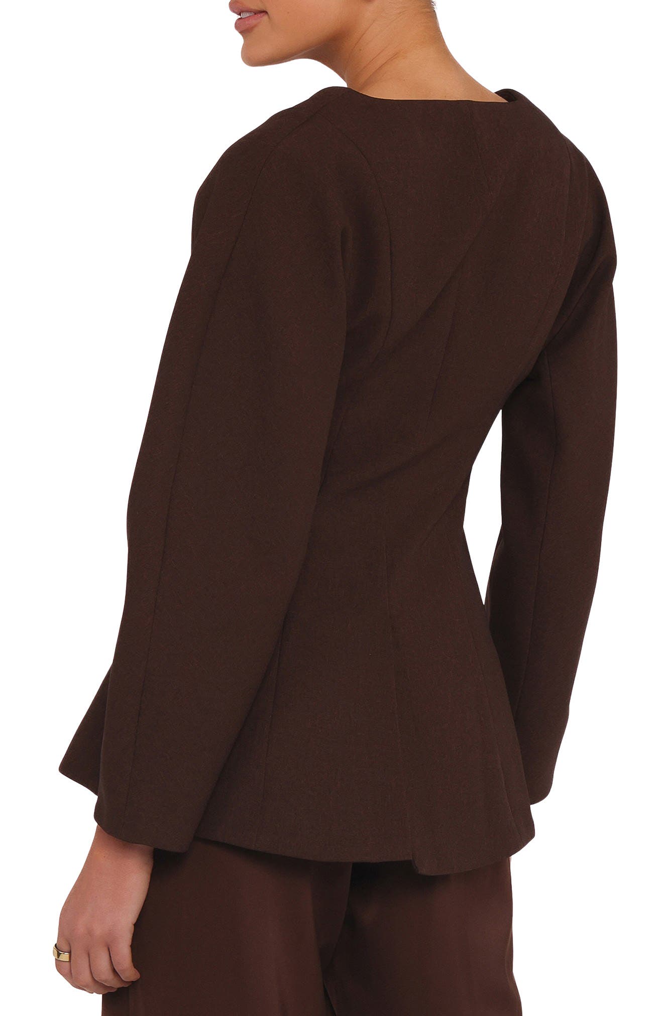 Elke Collarless Jacket - image 2
