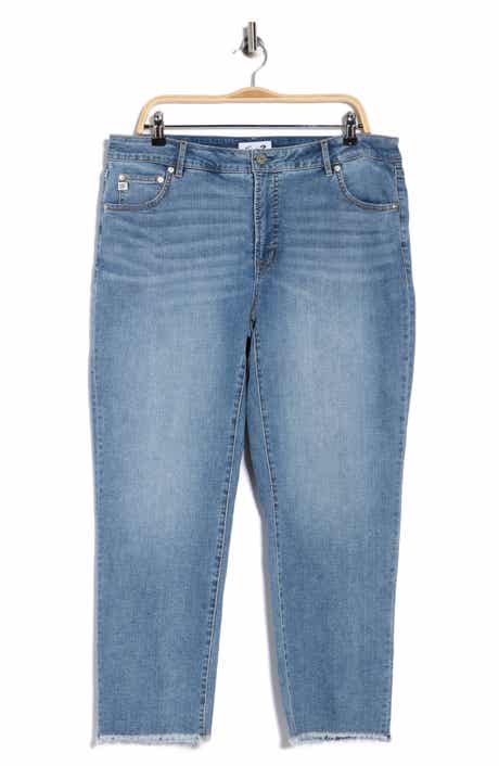 Seven7 High Waist Ankle Straight Leg Jeans
