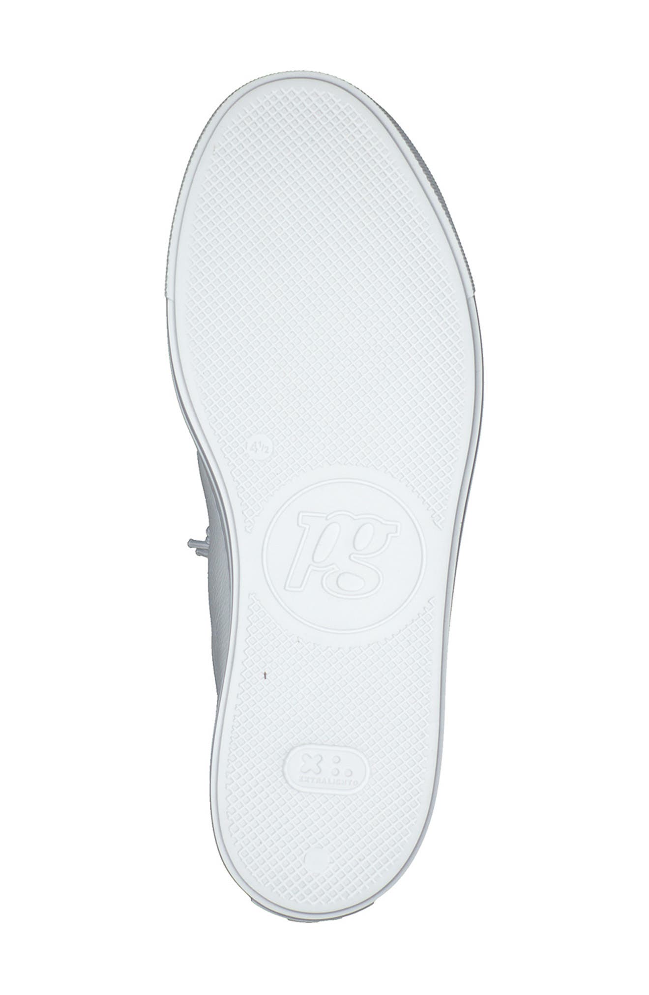 Hadley Platform Sneaker, Alternate, color, WHT SILV M