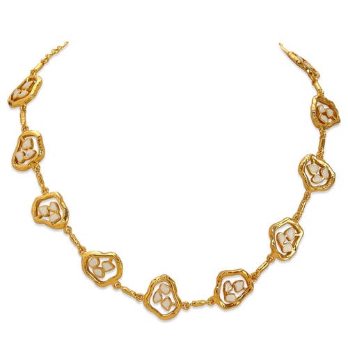 Dhwani Bhansal Sinna Layered Necklace In Gold Plated